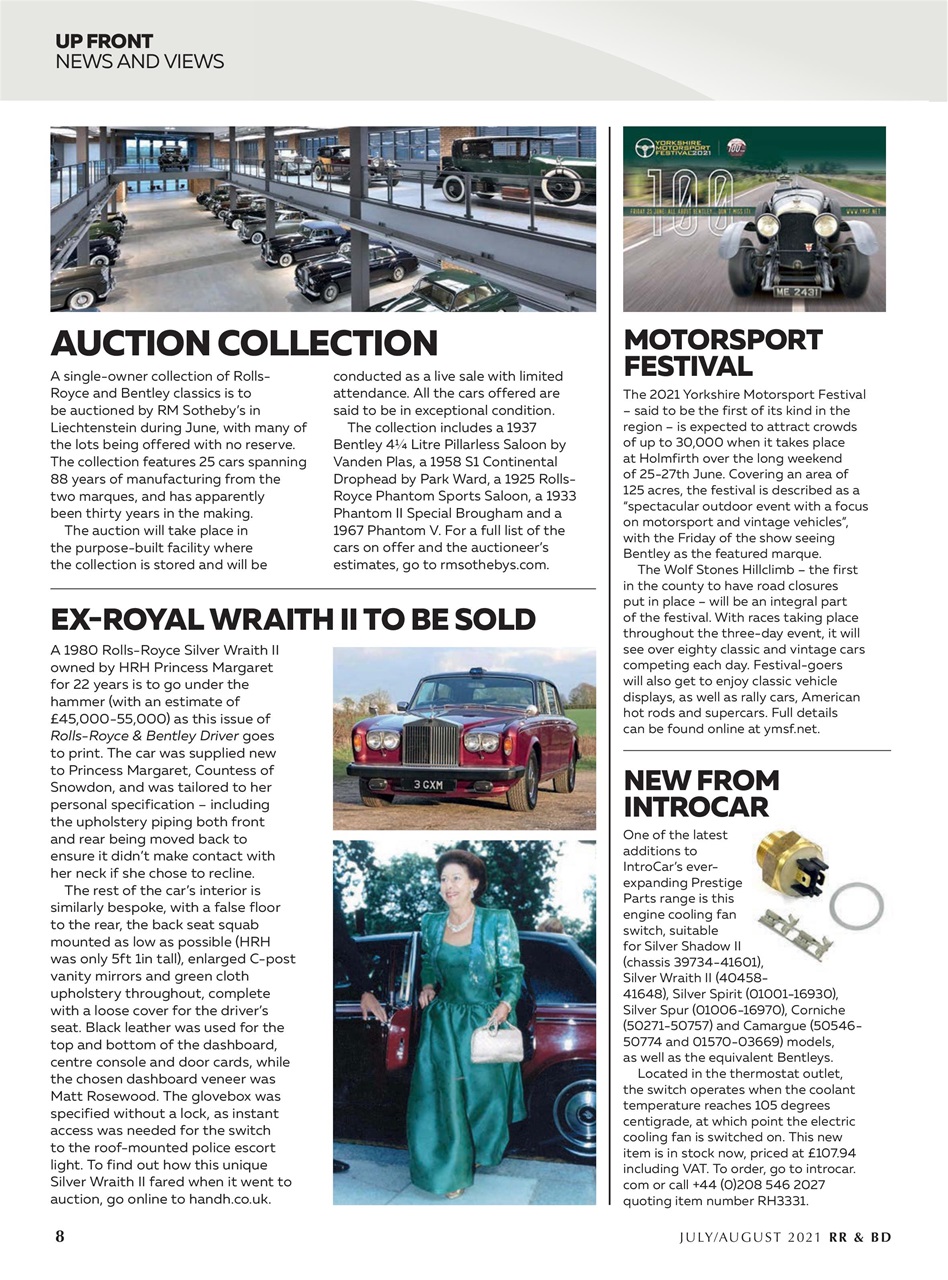 Rolls-Royce & Bentley Driver Preview Pages