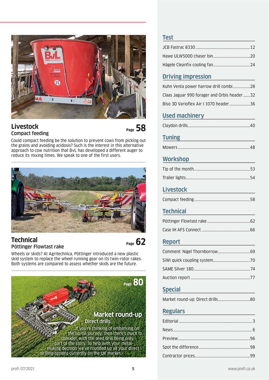 Profi International Preview Pages
