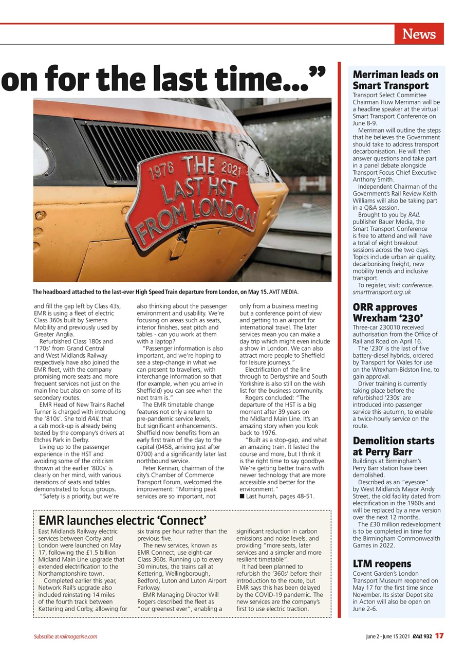 Rail Preview Pages