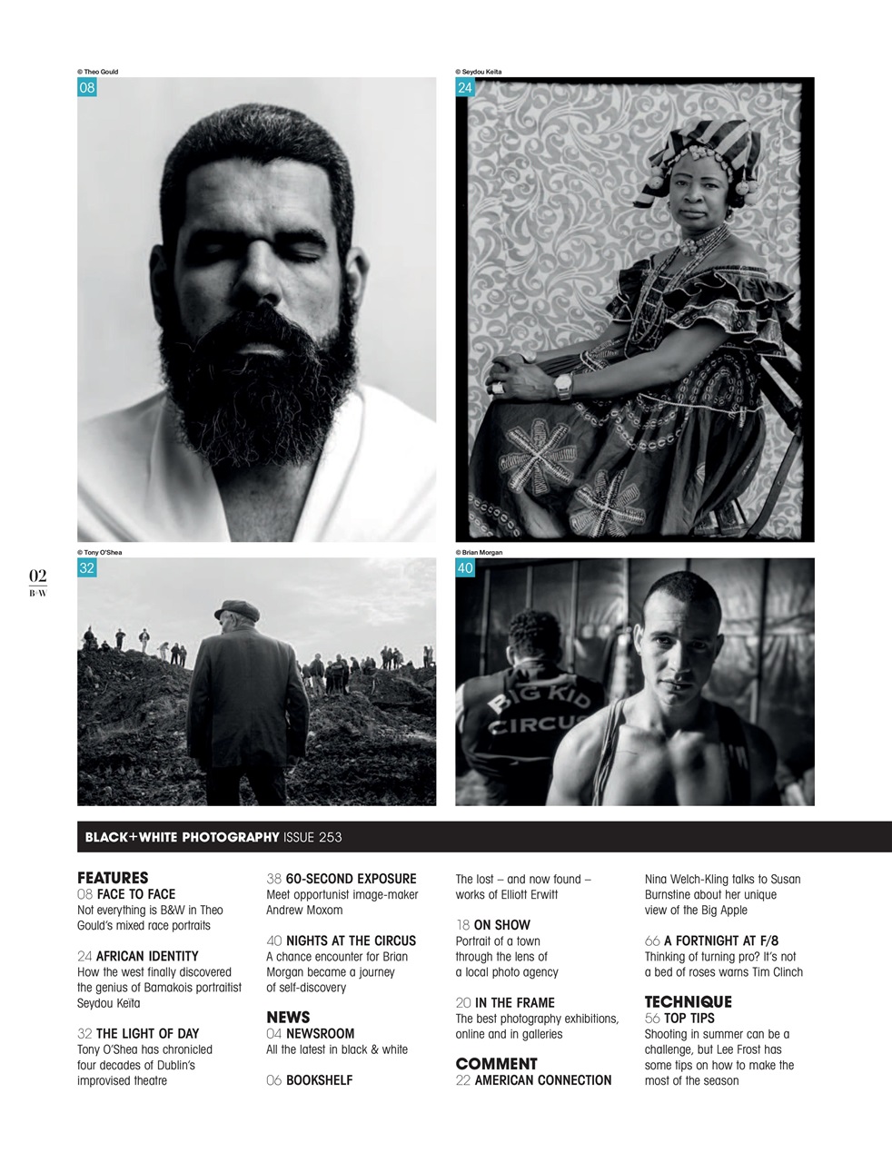 Black+White Photography Preview Pages