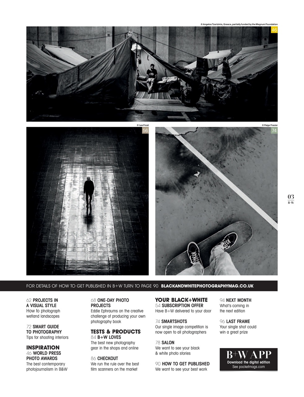 Black+White Photography Preview Pages