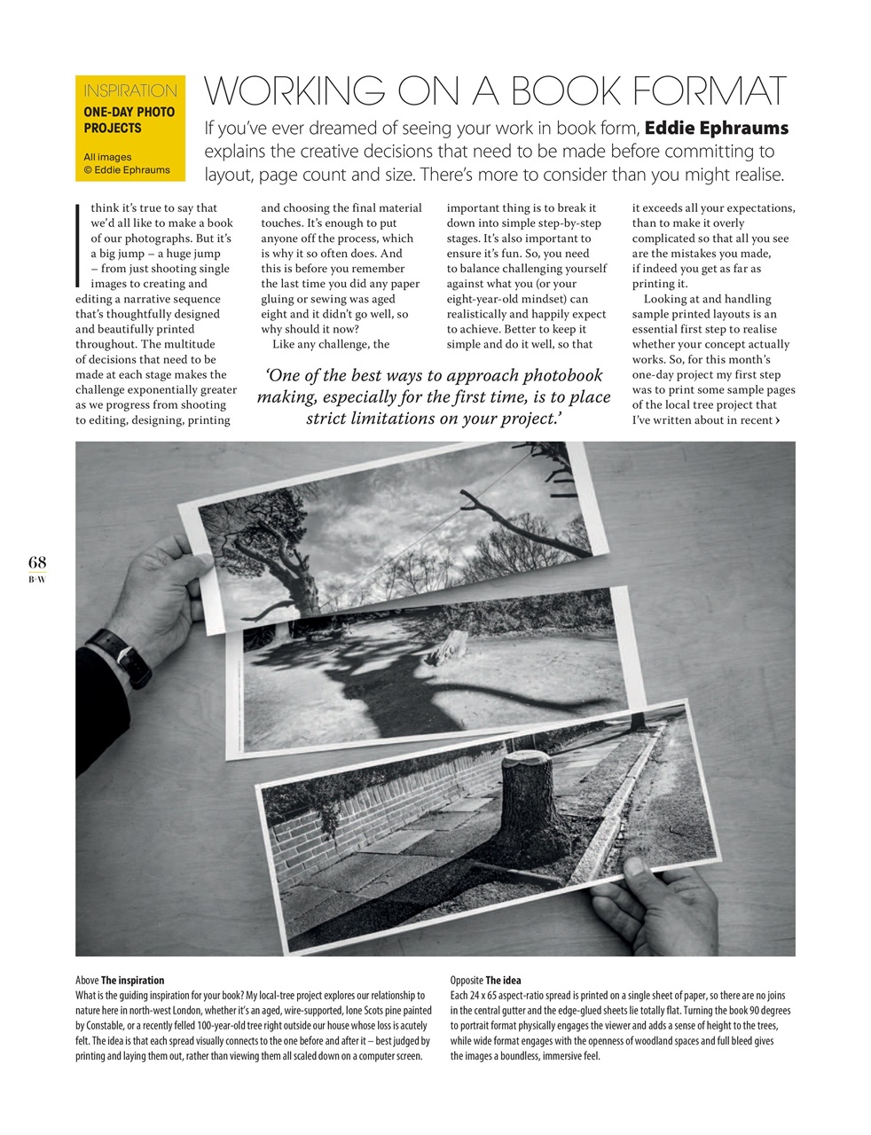 Black+White Photography Preview Pages