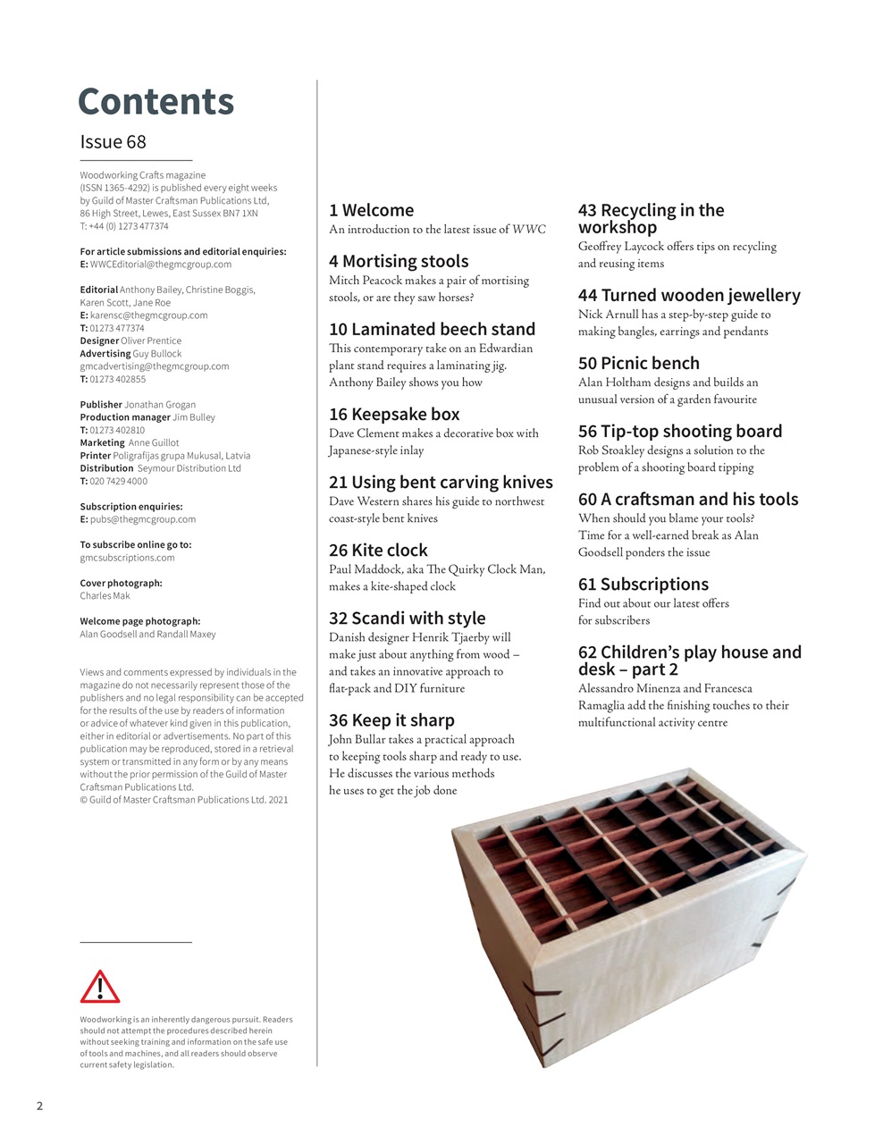 Woodworking Crafts Magazine Preview Pages