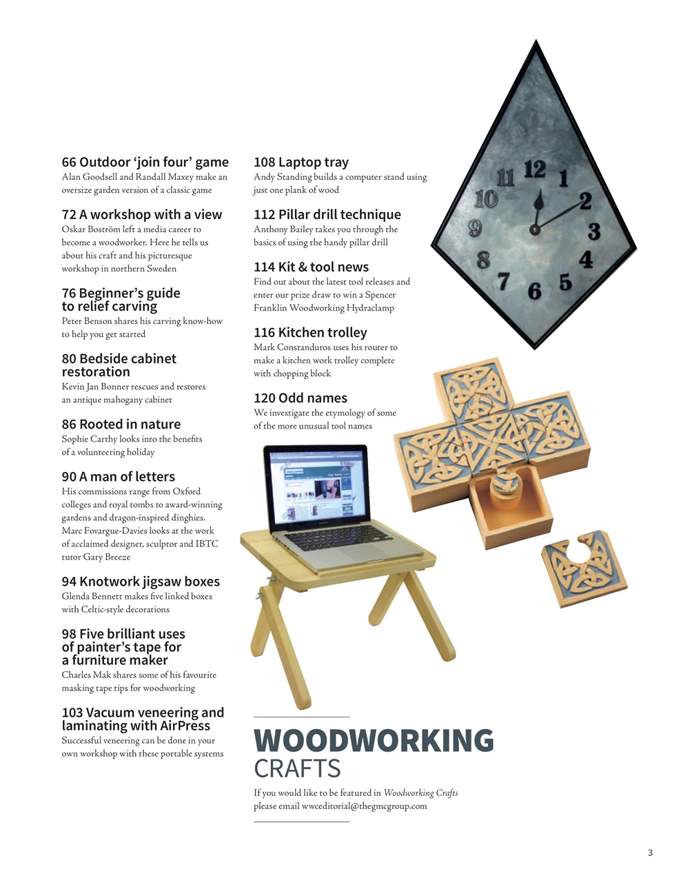 Woodworking Crafts Magazine Preview Pages