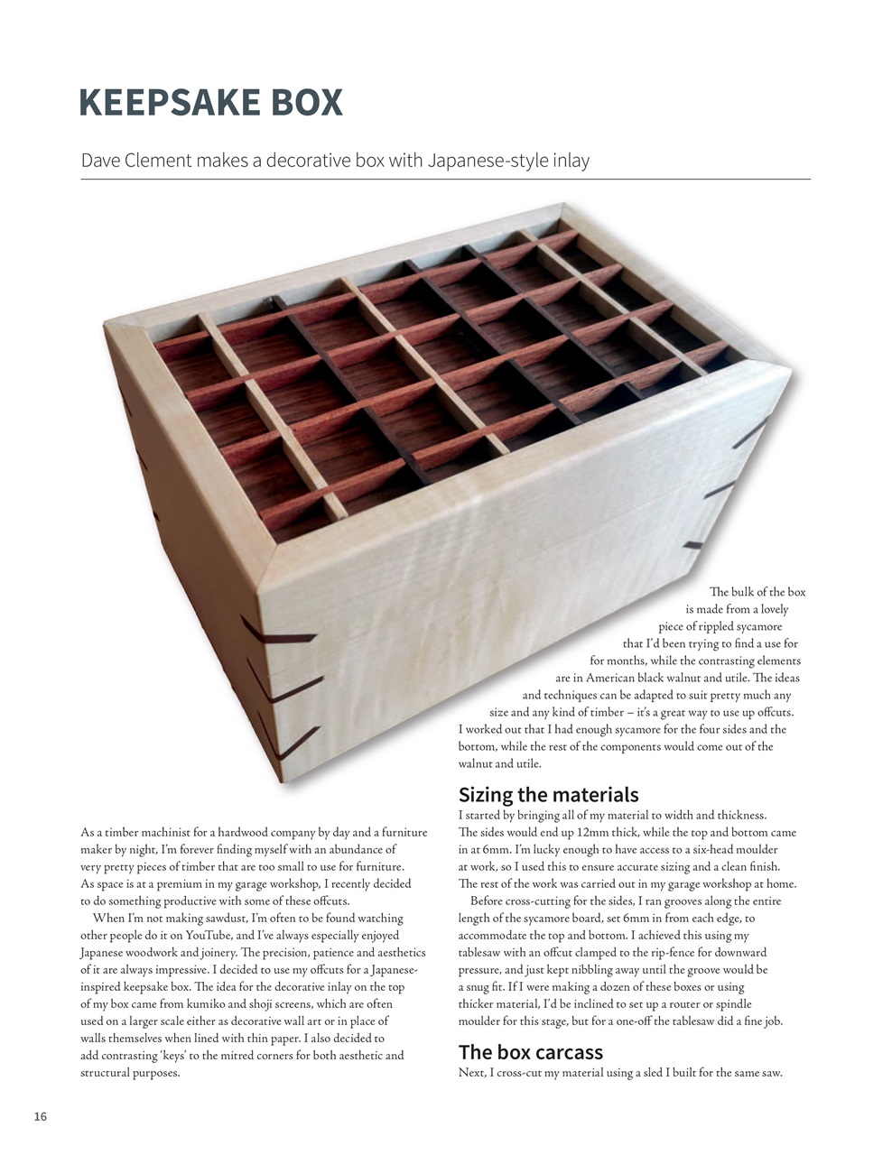 Woodworking Crafts Magazine Preview Pages