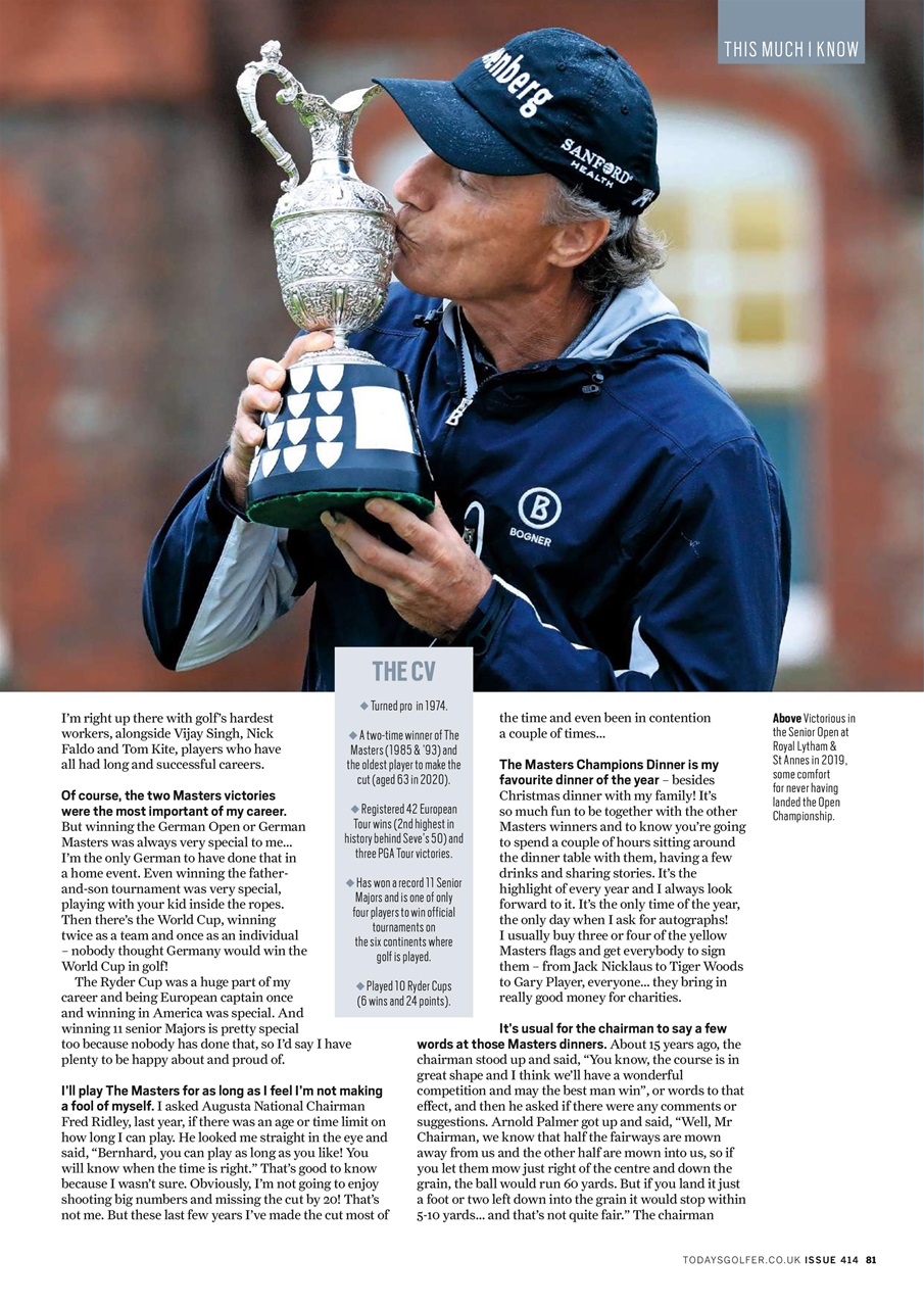Today's Golfer Preview Pages