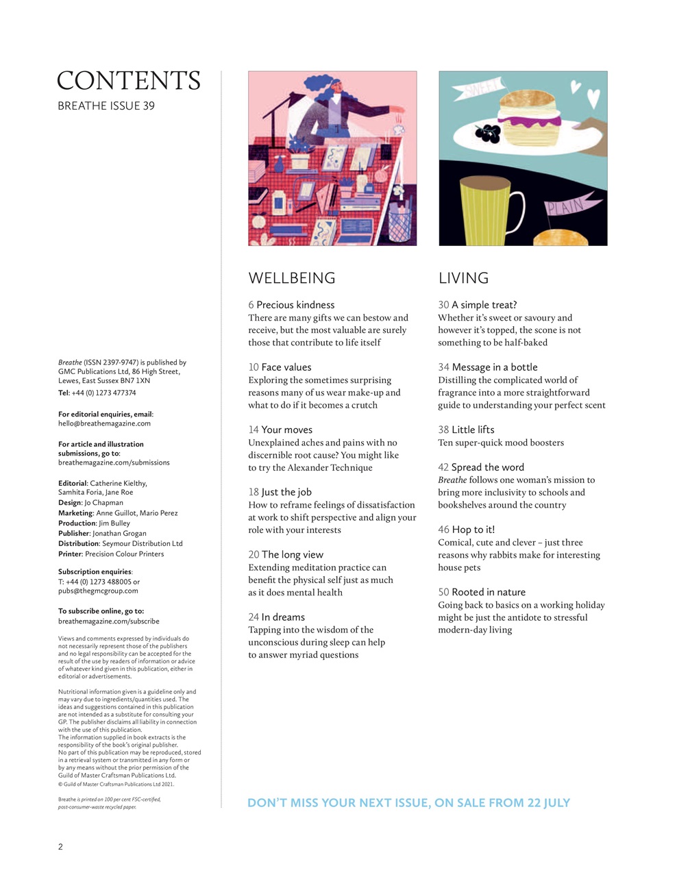 Breathe Preview Pages