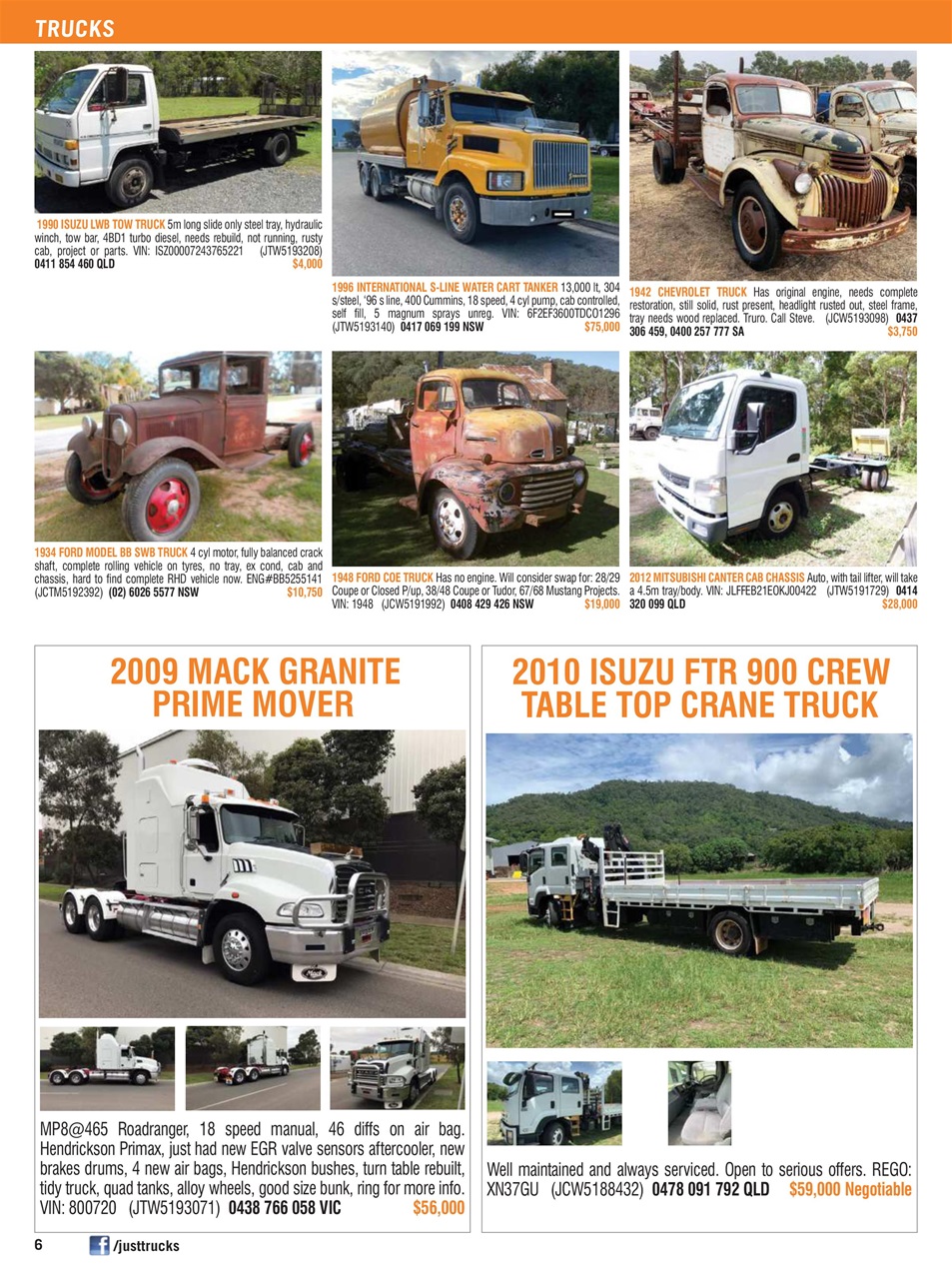 JUST TRUCKS Preview Pages