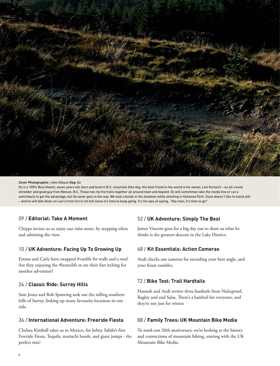 Singletrack Preview Pages