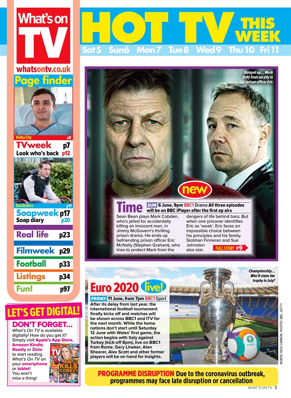 What's on TV Preview Pages