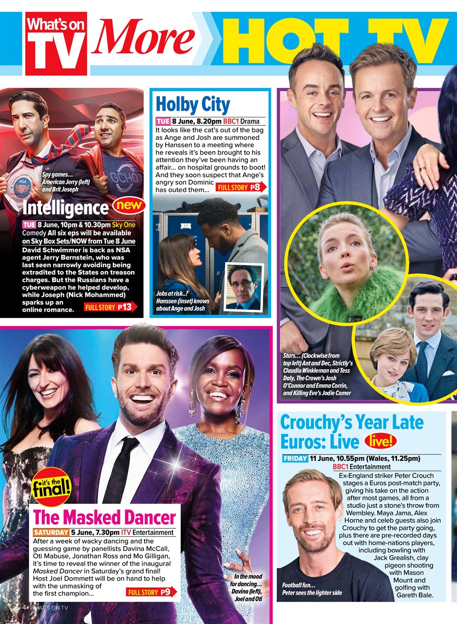 What's on TV Preview Pages
