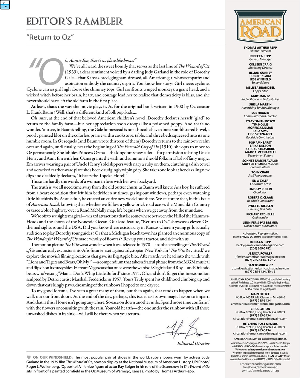 American Road Preview Pages