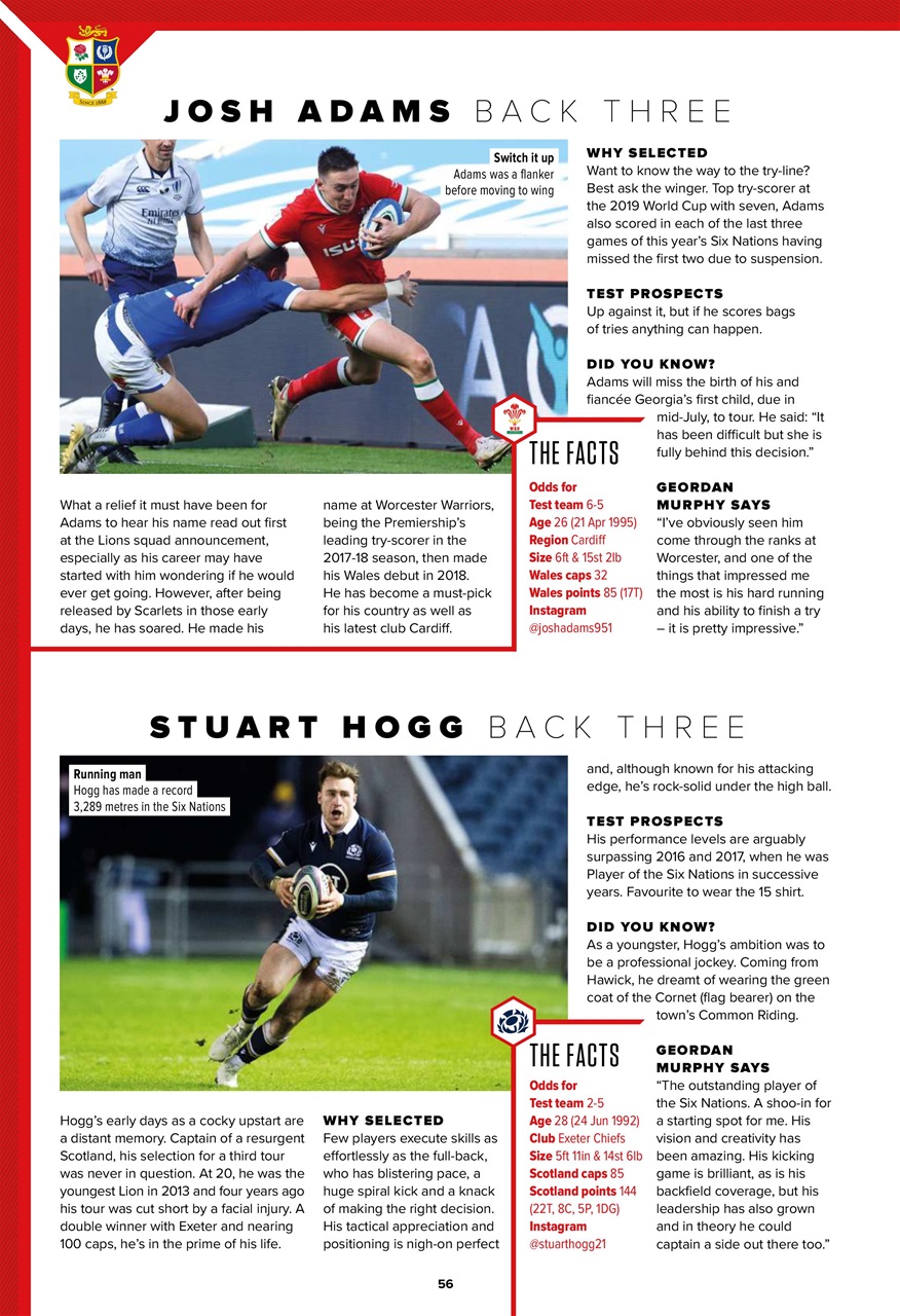 Rugby World Preview Pages