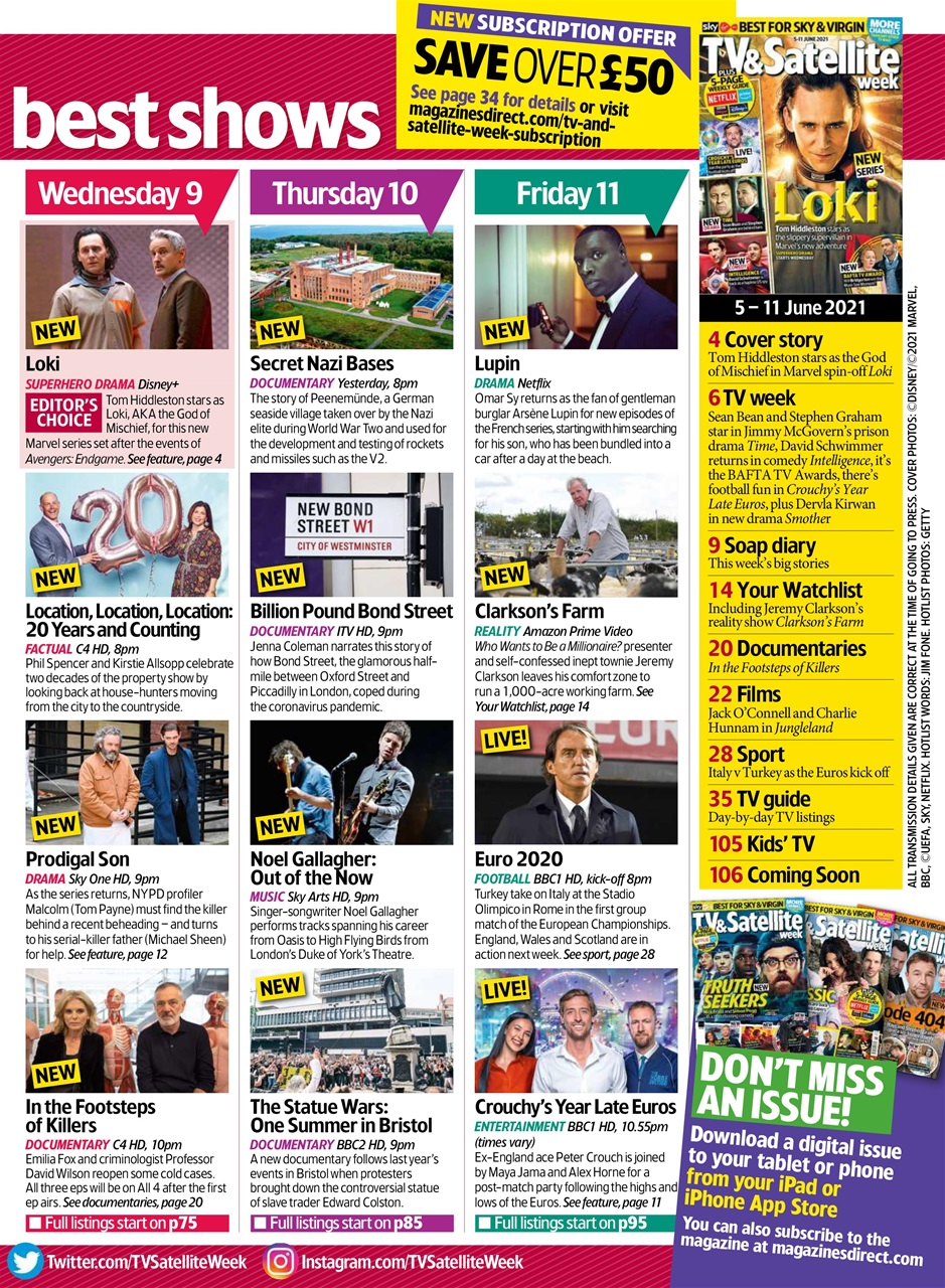 TV & Satellite Week Preview Pages