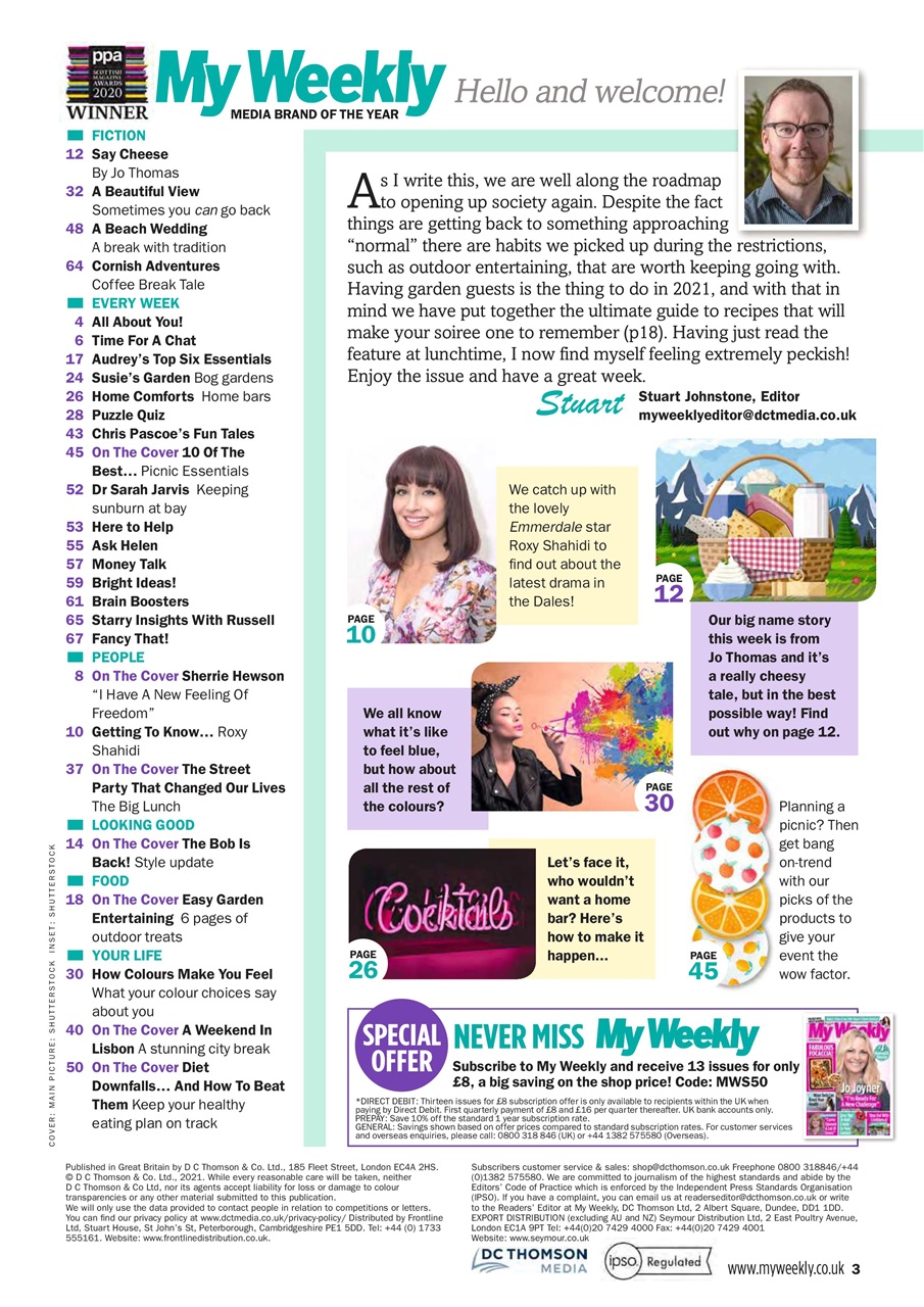 My Weekly Preview Pages