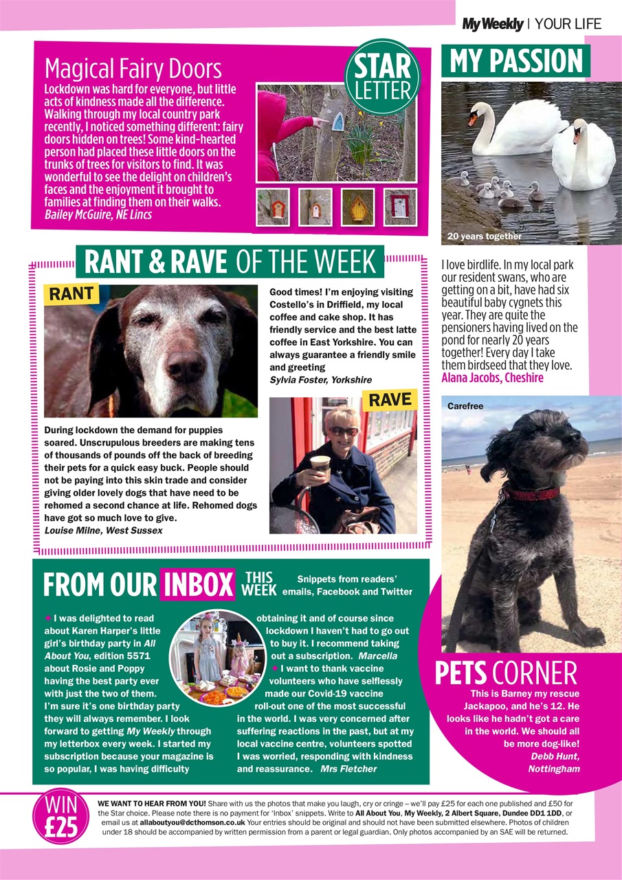 My Weekly Preview Pages