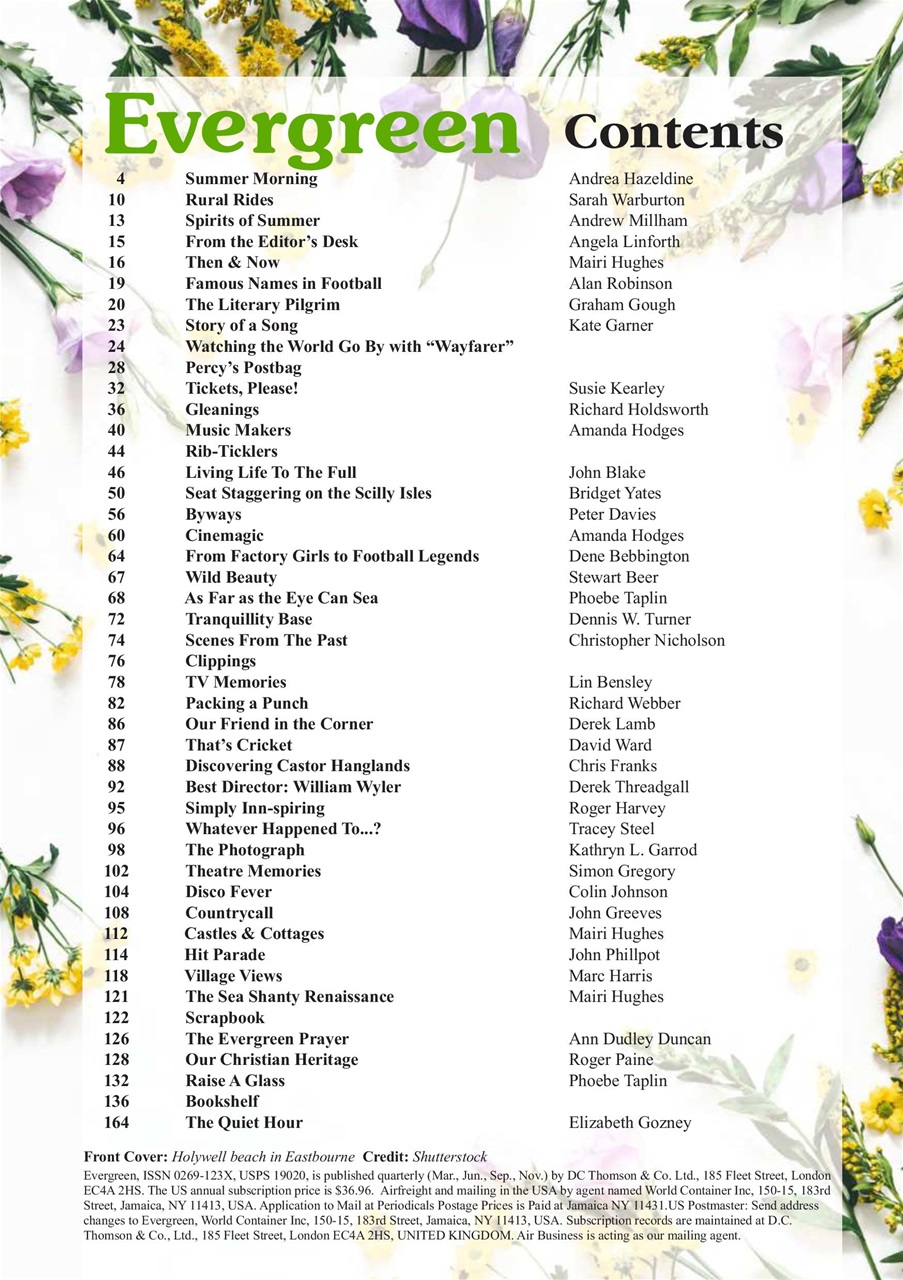 Evergreen Preview Pages