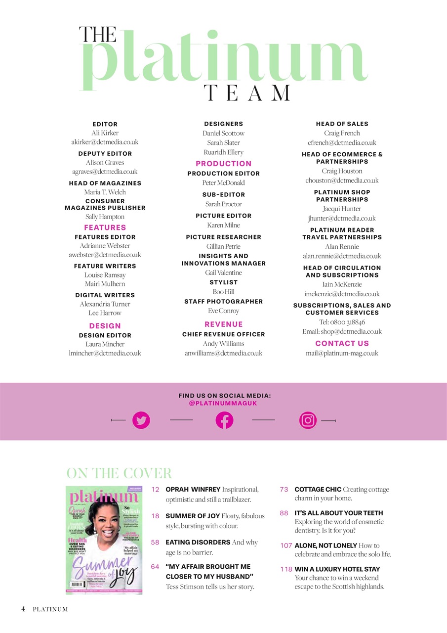 Platinum Preview Pages