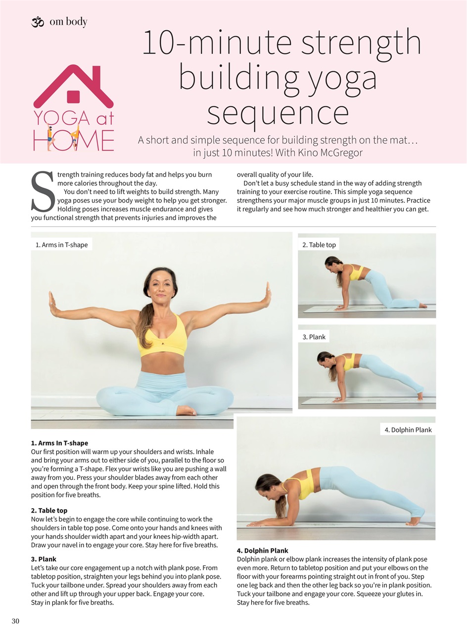 OM Yoga Magazine Preview Pages