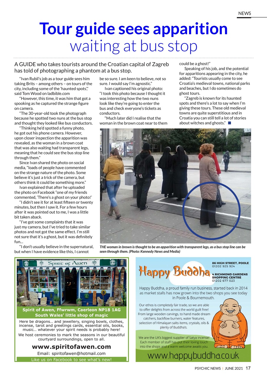 Psychic News Preview Pages