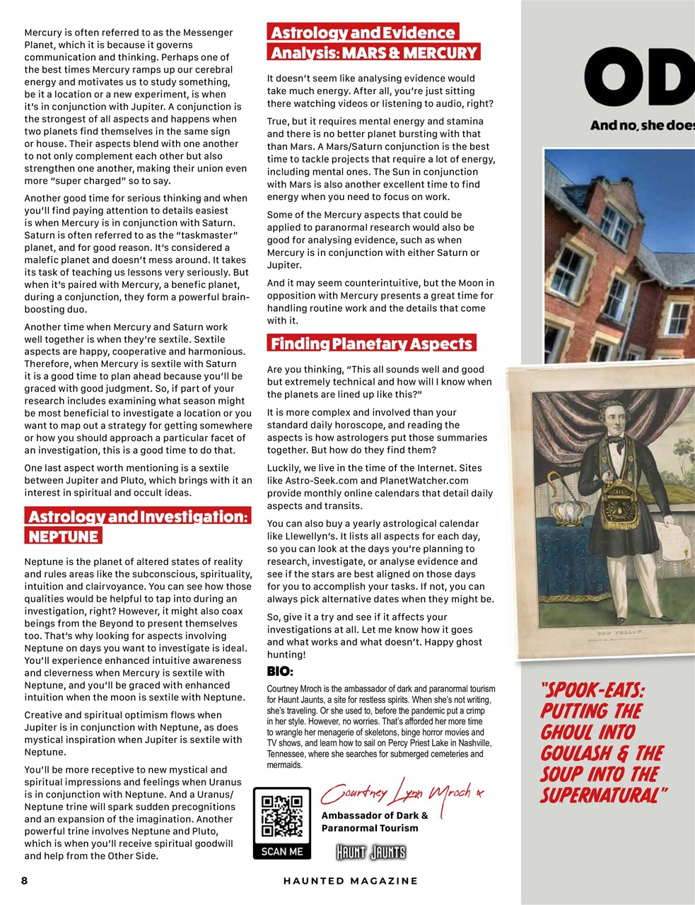 Haunted Magazine Preview Pages