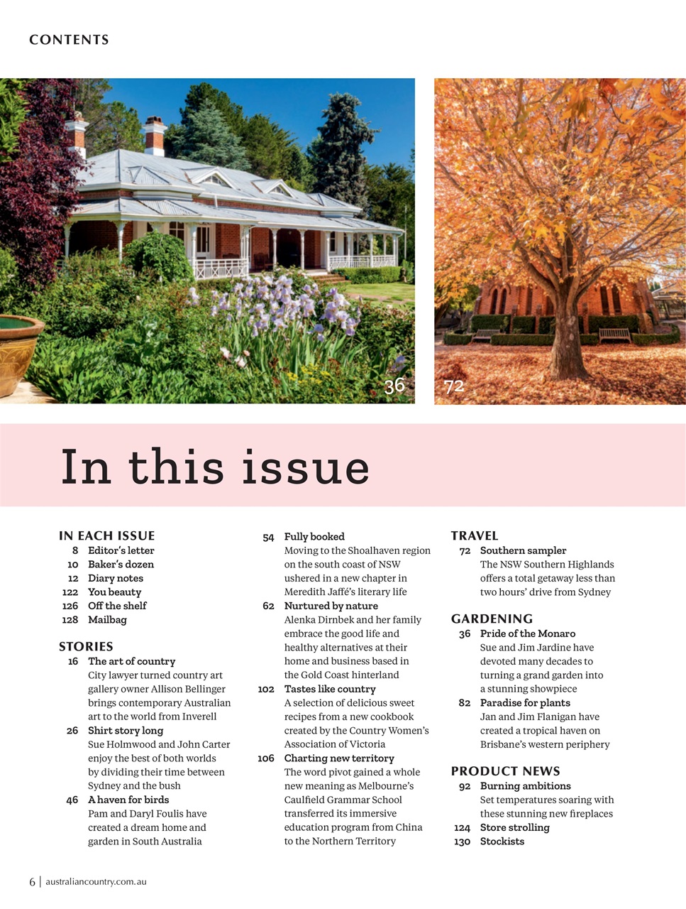 Australian Country Preview Pages