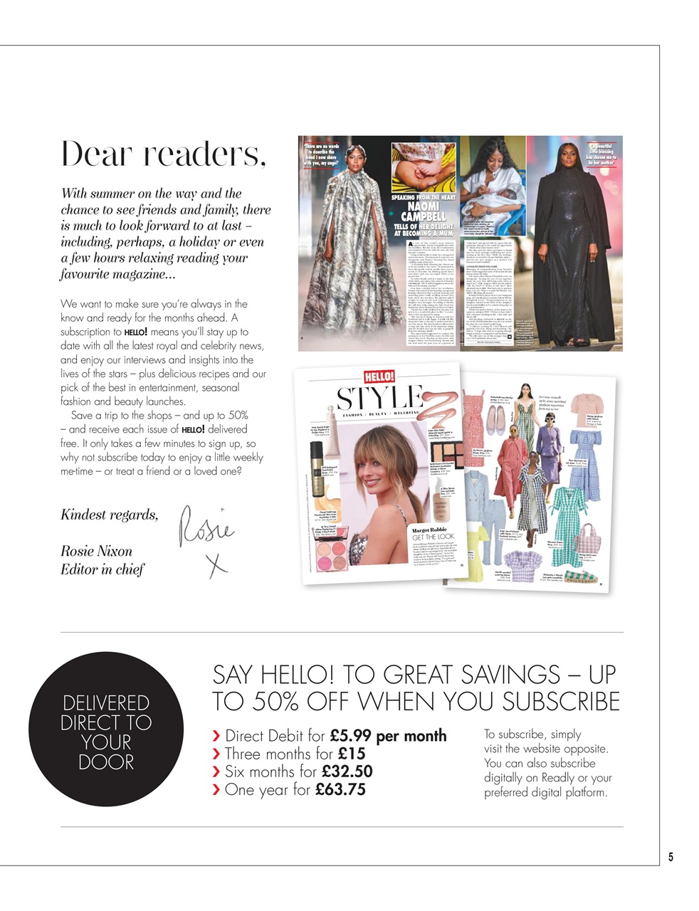 Hello! Magazine Preview Pages