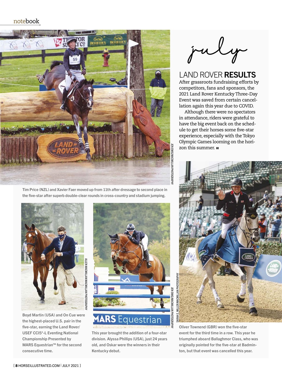 Horse Illustrated Magazine Preview Pages