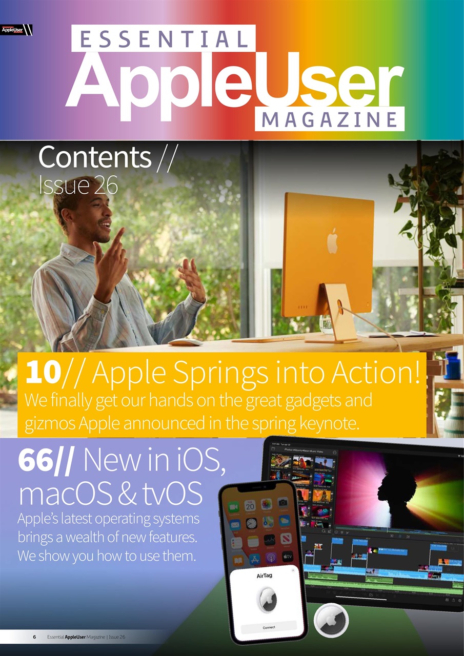 Essential Apple User Preview Pages