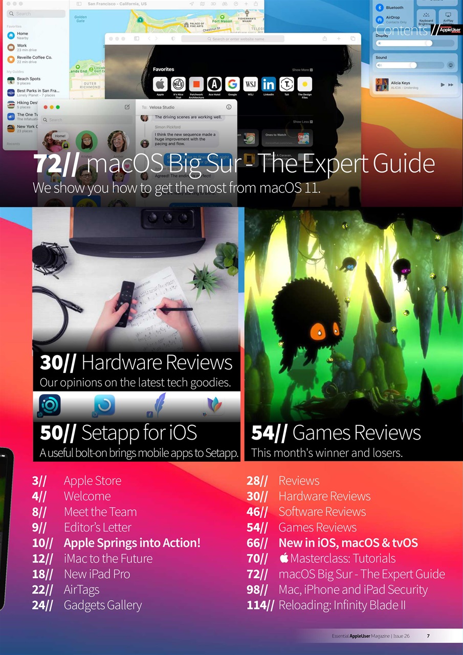 Essential Apple User Preview Pages