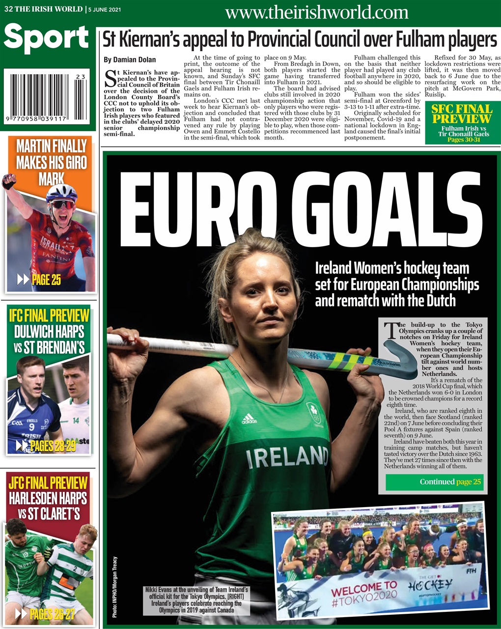 Irish World Preview Pages