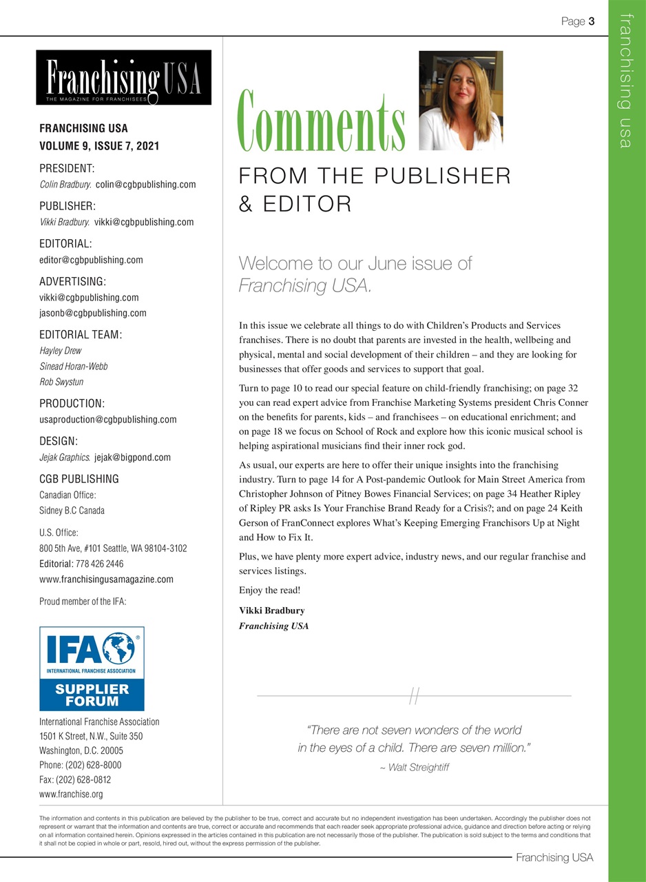 Franchising USA Preview Pages