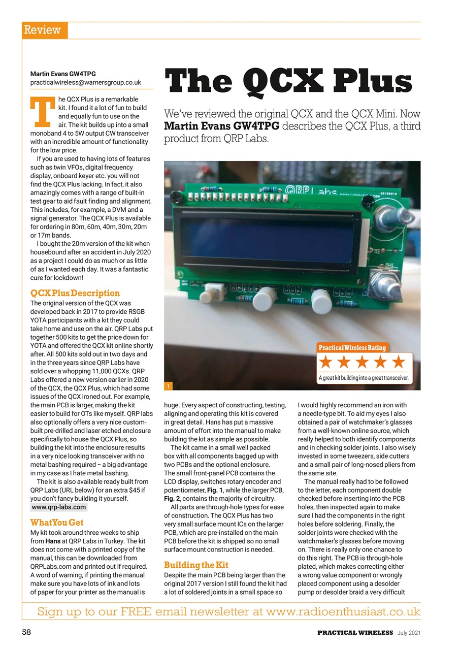 Practical Wireless Preview Pages