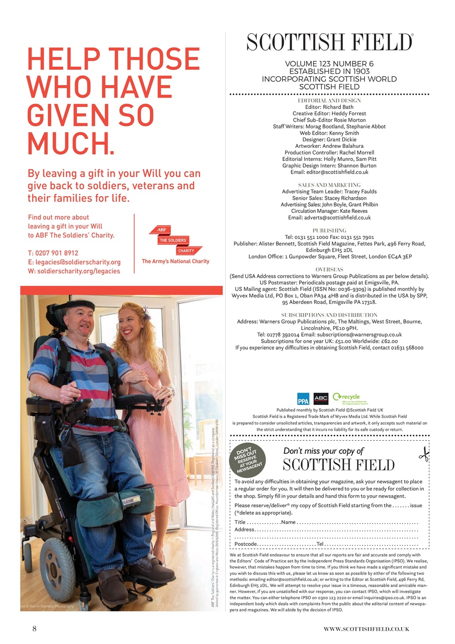 Scottish Field Preview Pages