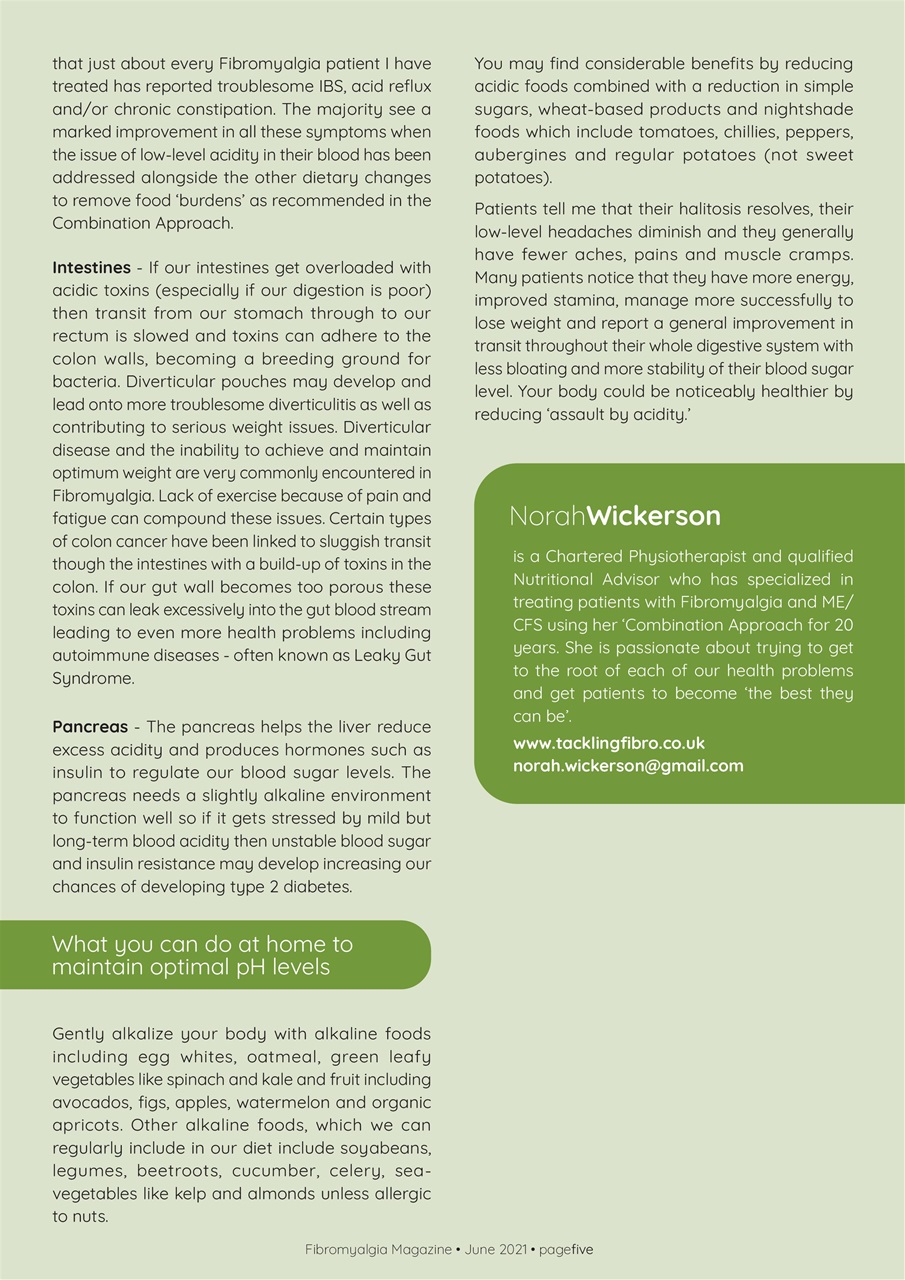 Fibromyalgia Magazine Preview Pages