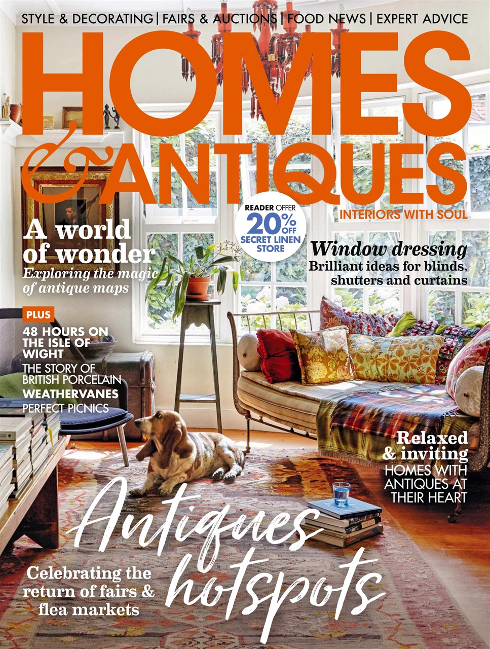 Homes & Antiques Magazine Preview Pages