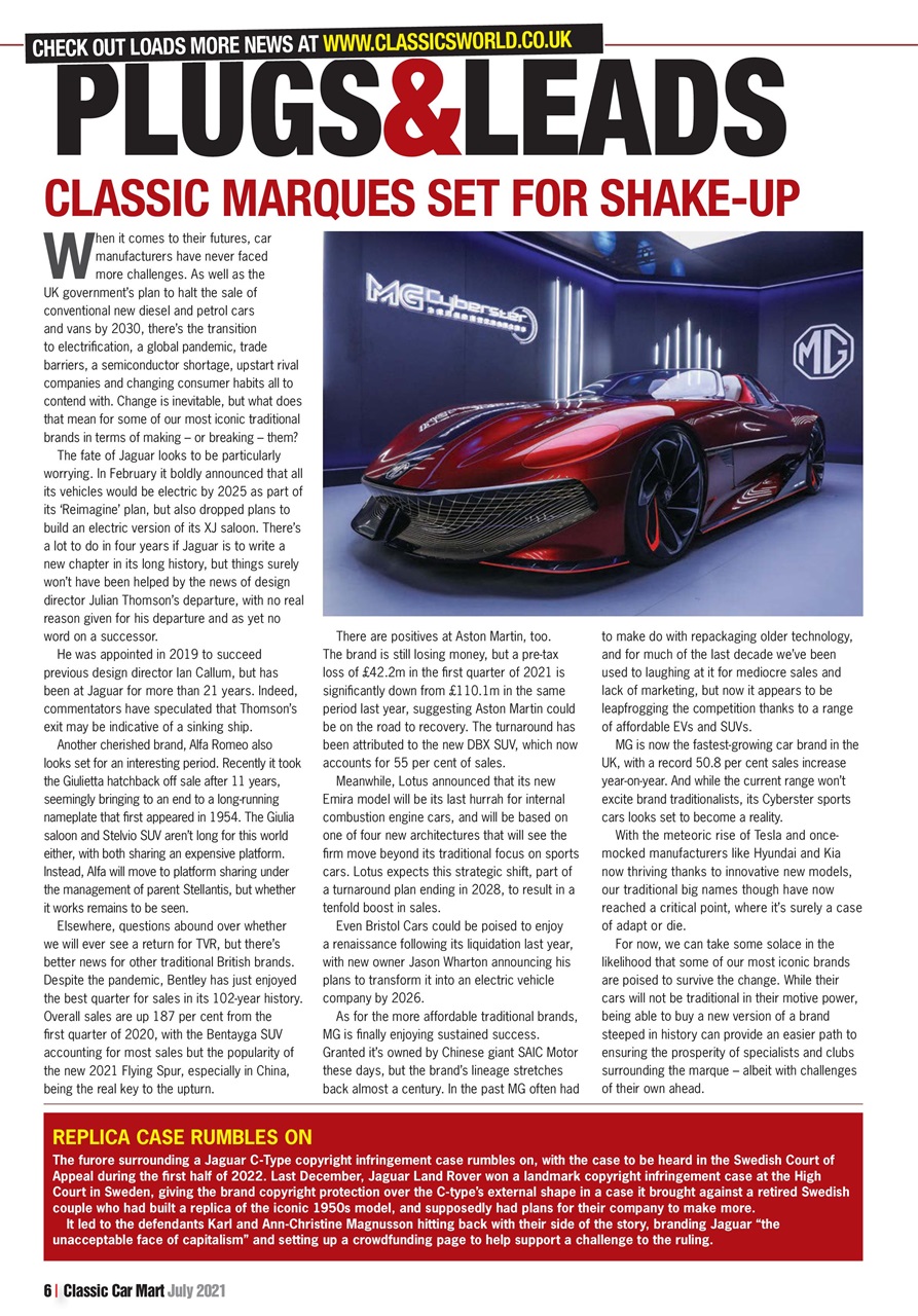 Classic Car Mart Preview Pages