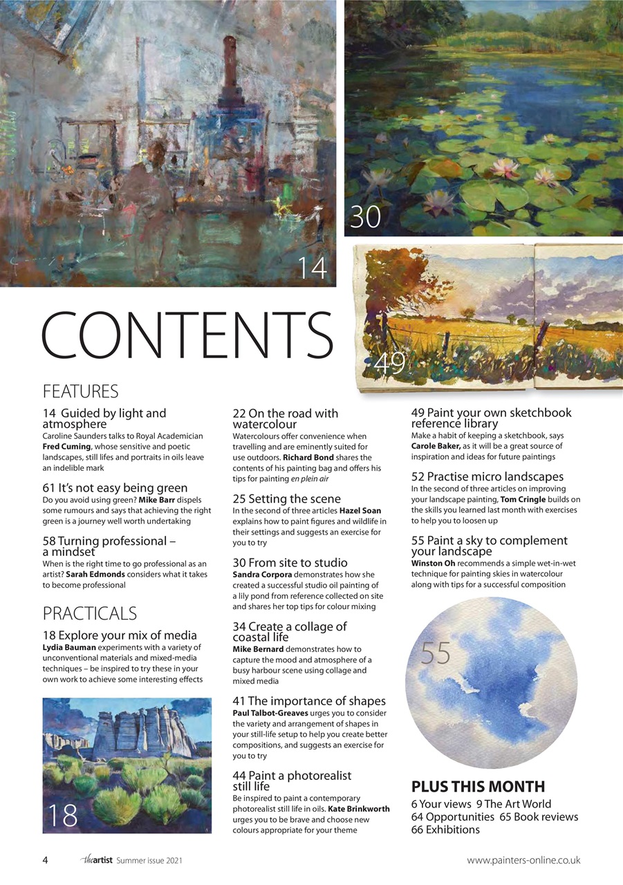 The Artist Preview Pages