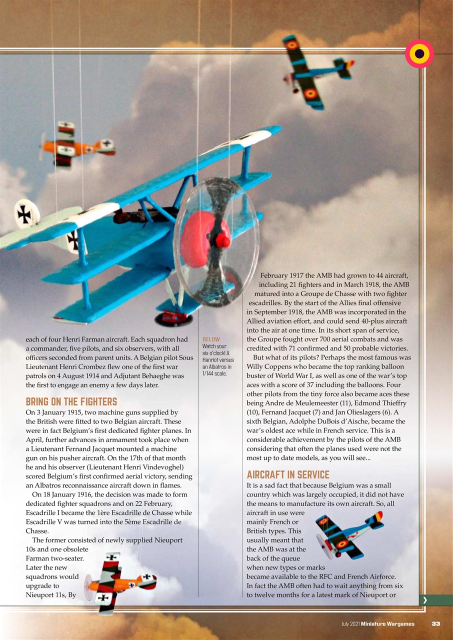 Miniature Wargames Preview Pages