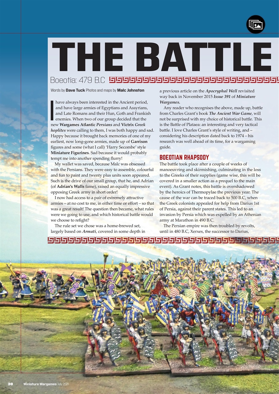 Miniature Wargames Preview Pages