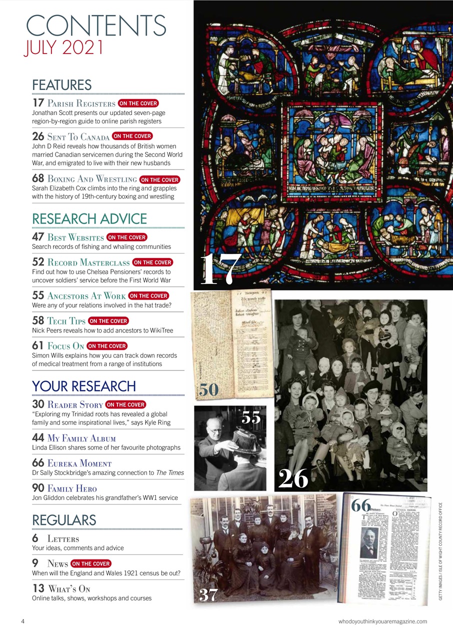 Who Do You Think You Are? Preview Pages