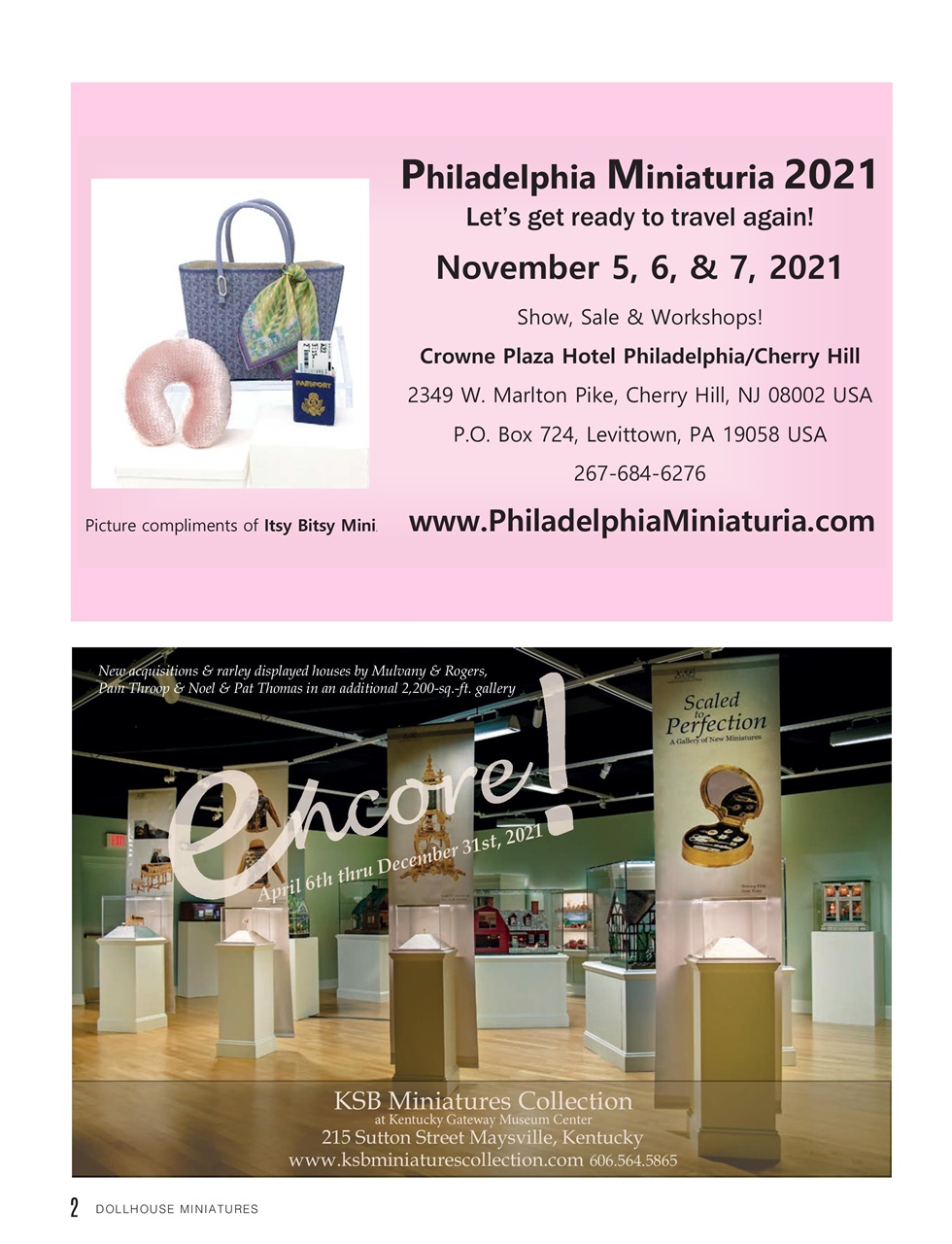 Dollhouse Miniatures Preview Pages