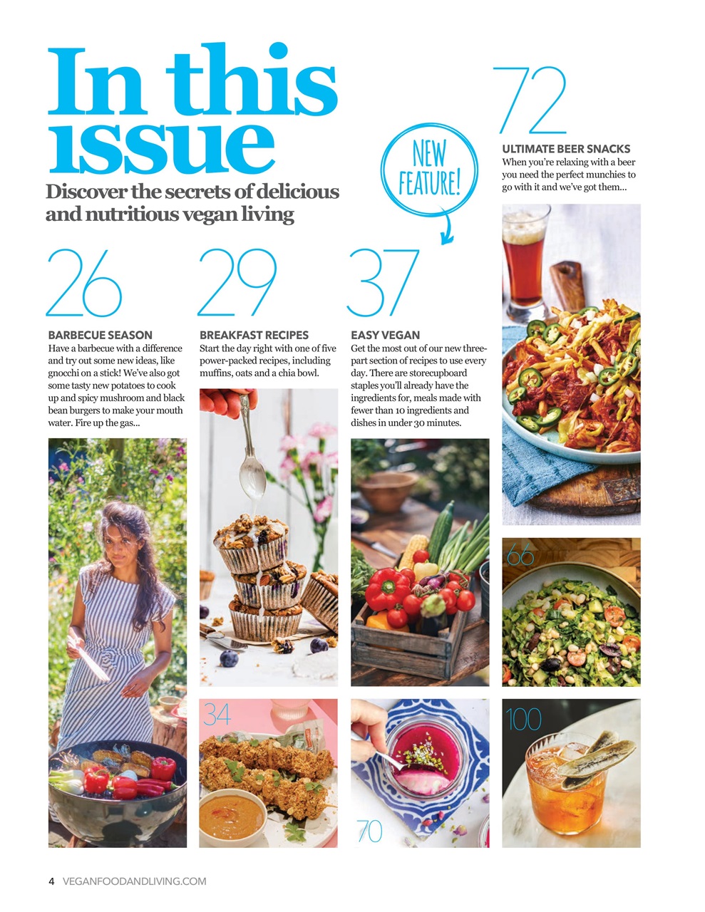 Vegan Food & Living Magazine Preview Pages