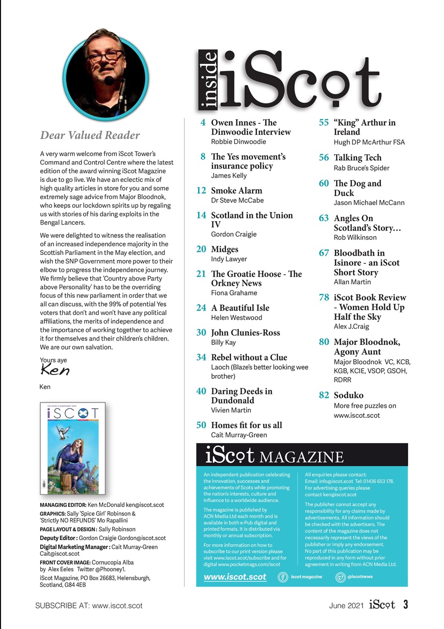 iScot Magazine Preview Pages