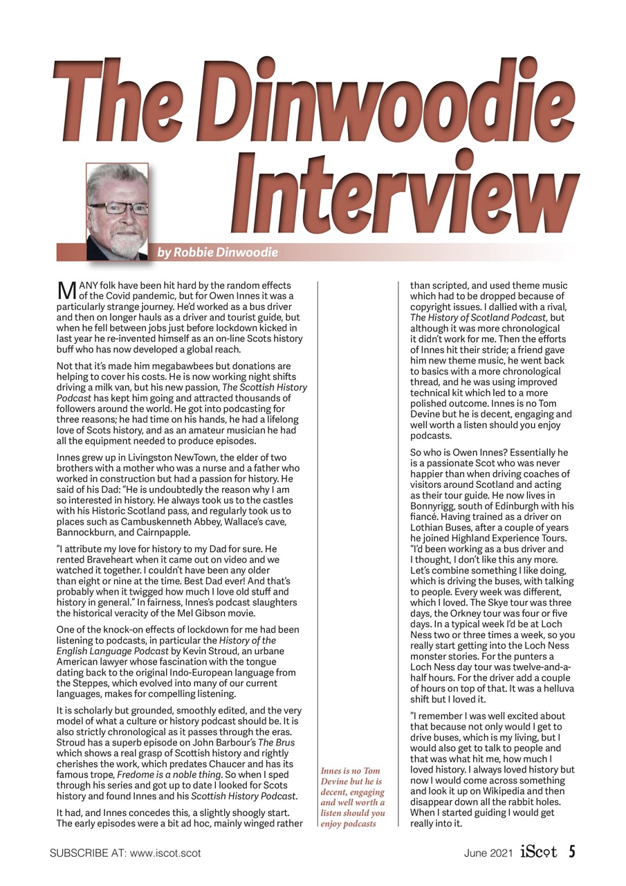 iScot Magazine Preview Pages