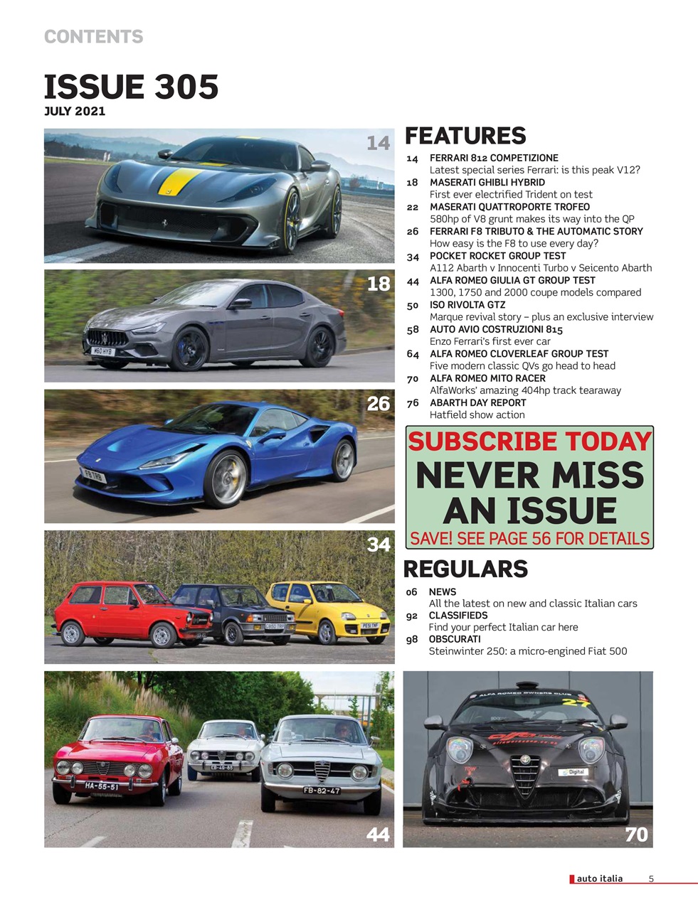 AutoItalia Magazine Preview Pages