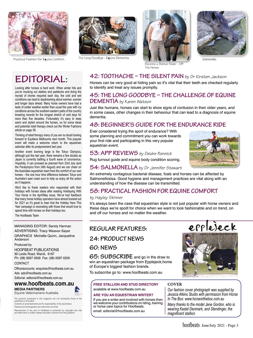 Hoofbeats Preview Pages