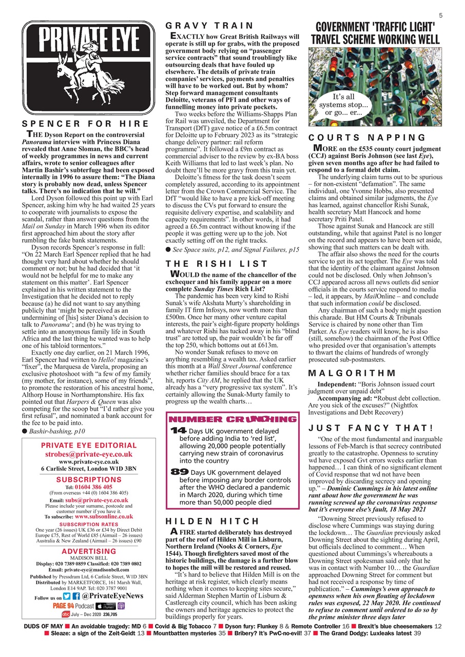 Private Eye Preview Pages