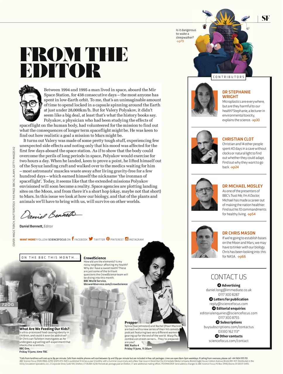 BBC Science Focus Magazine Preview Pages