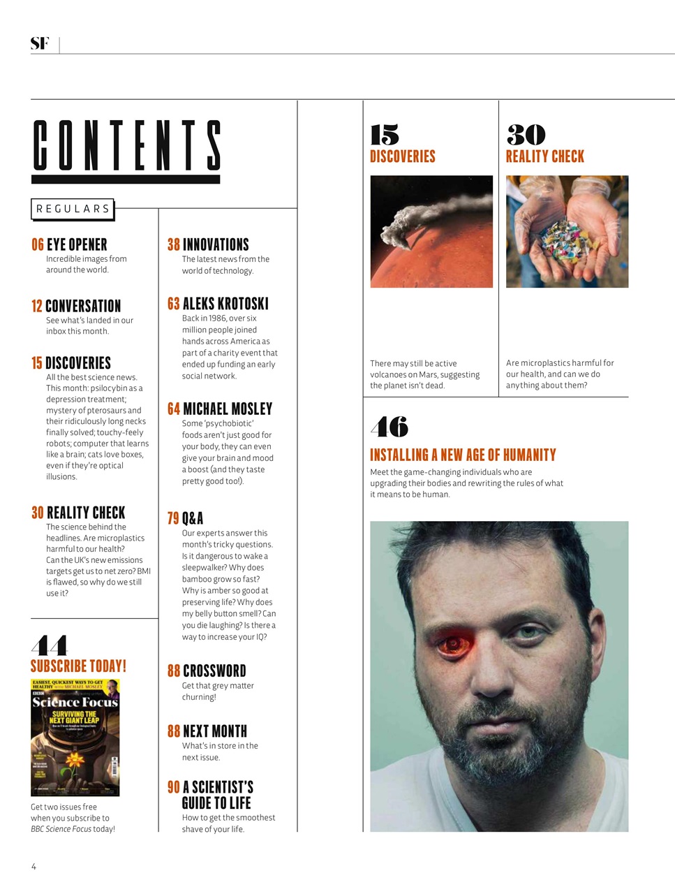 BBC Science Focus Magazine Preview Pages